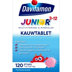 Davitamon Junior 3-12 framboos