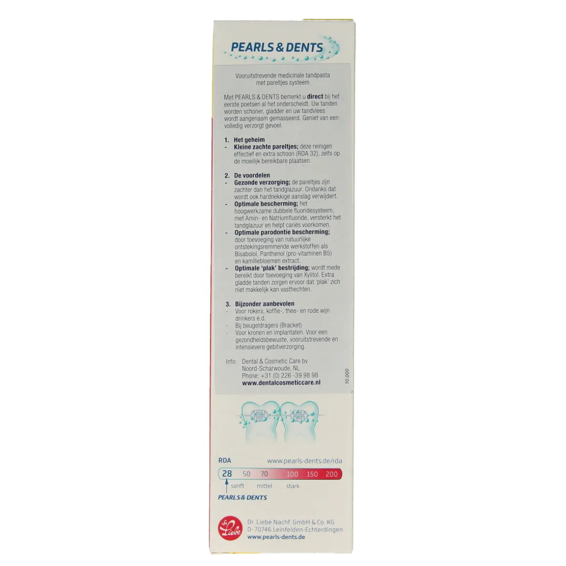 DCC Pearls en dents medicinale tandpasta