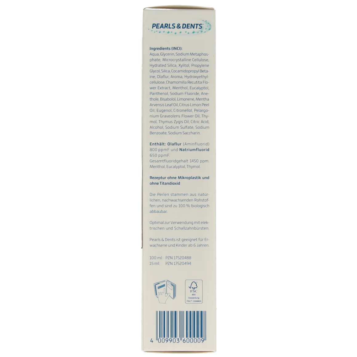 DCC Pearls en dents medicinale tandpasta