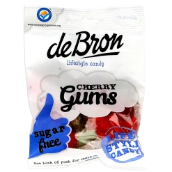 De Bron Kersen gums/cherry gums suikervrij