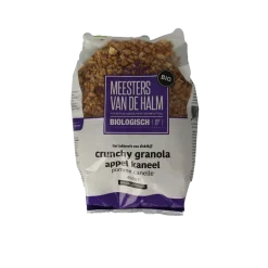 De Halm Crunchy granola appel/kaneel bio