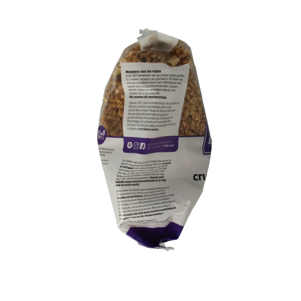 De Halm Crunchy granola appel/kaneel bio