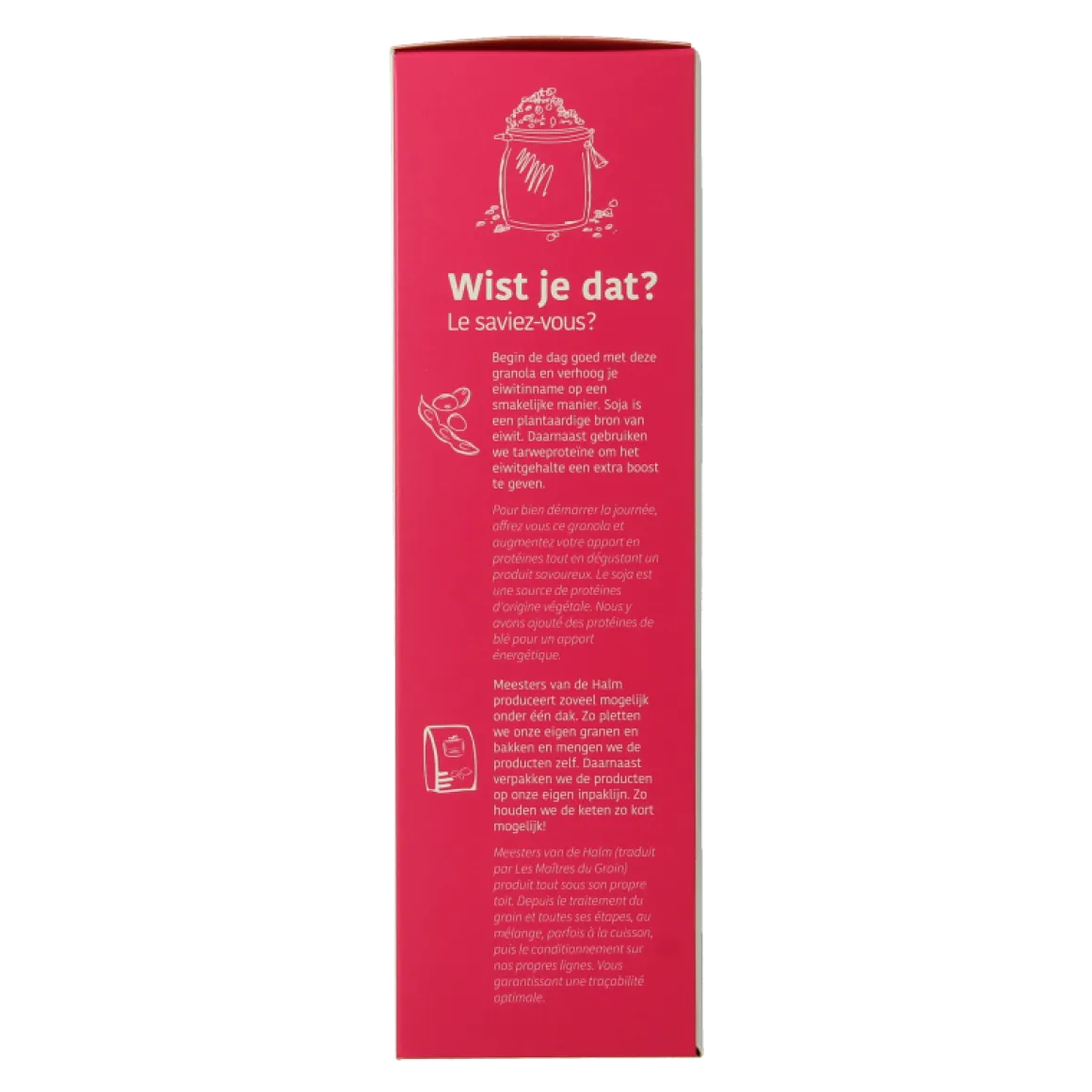 De Halm Granola eiwitrijk bio