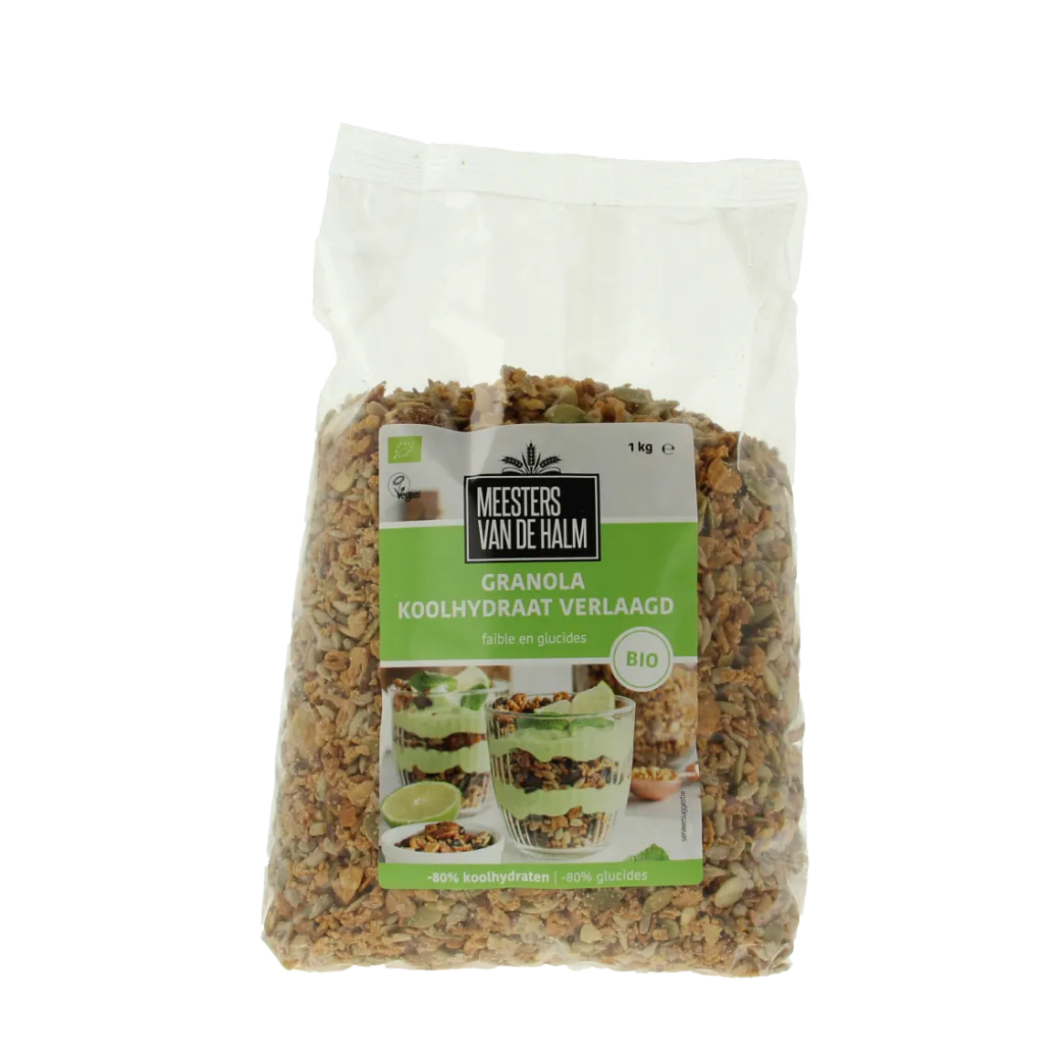 De Halm Granola koolhydraat verlaagd bio