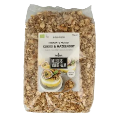 De Halm Muesli krokant kokos en hazelnoten bio