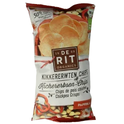 Hot De Rit Kikkererwtenchips paprika bio