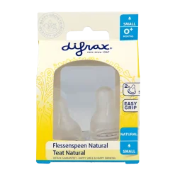 Online Difrax Flesspeen small 0+ natural