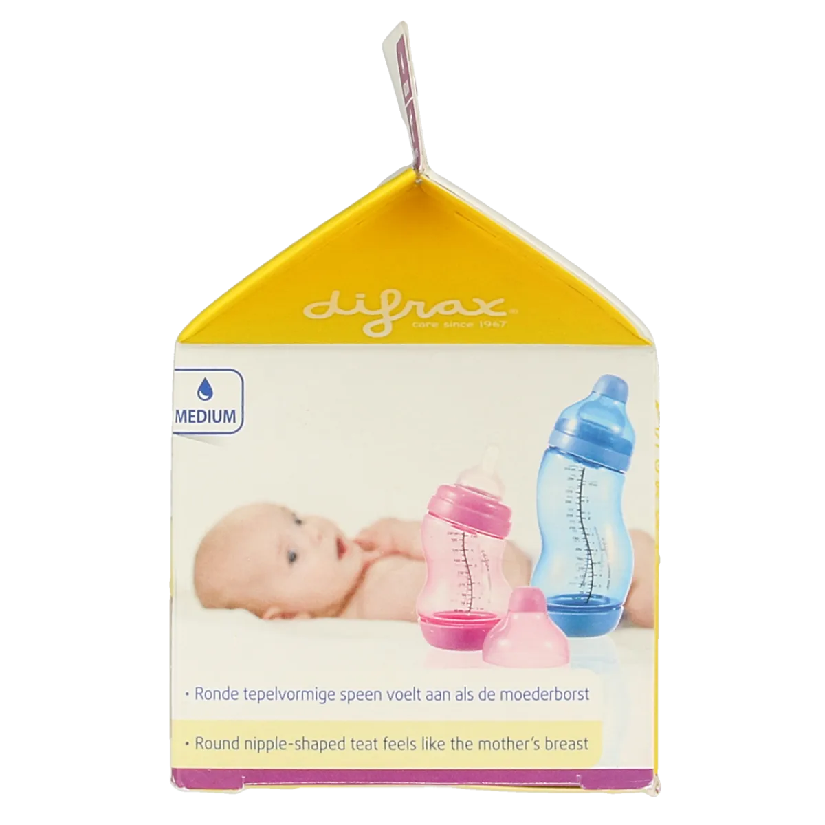 Discount Difrax Flesspeen soft breed medium