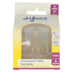 Discount Difrax Flesspeen soft breed medium