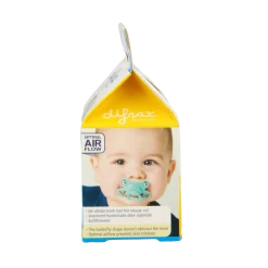 Hot Difrax Fopspeen natural 6+ maanden met ring