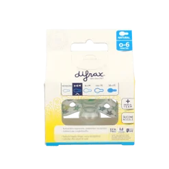 Difrax Fopspeen natural 0-6 maanden assorti