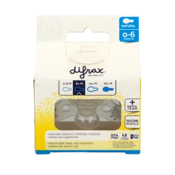 Discount Difrax Fopspeen natural 12+ maanden assorti
