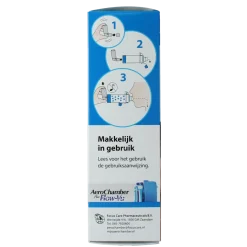 Online Diversen Aerochamber + flow VU mondstuk blauw