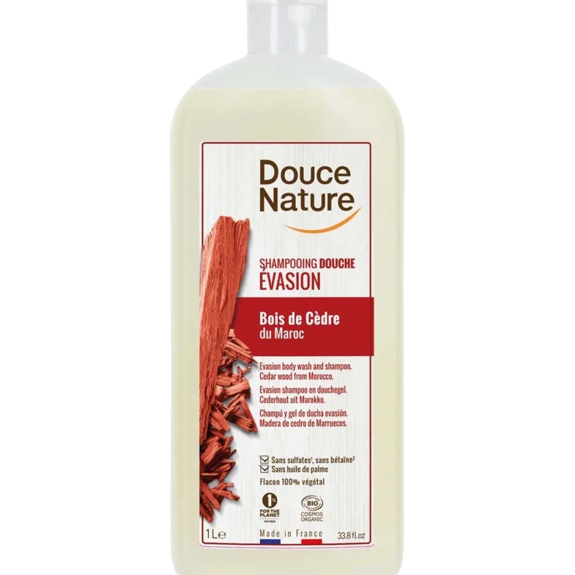 Douce Nature Douchegel & shampoo evasion met cederhout bio