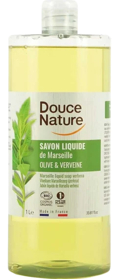 Discount Douce Nature Zeep Marseille vloeibaar ijzerkruid/verbena bio