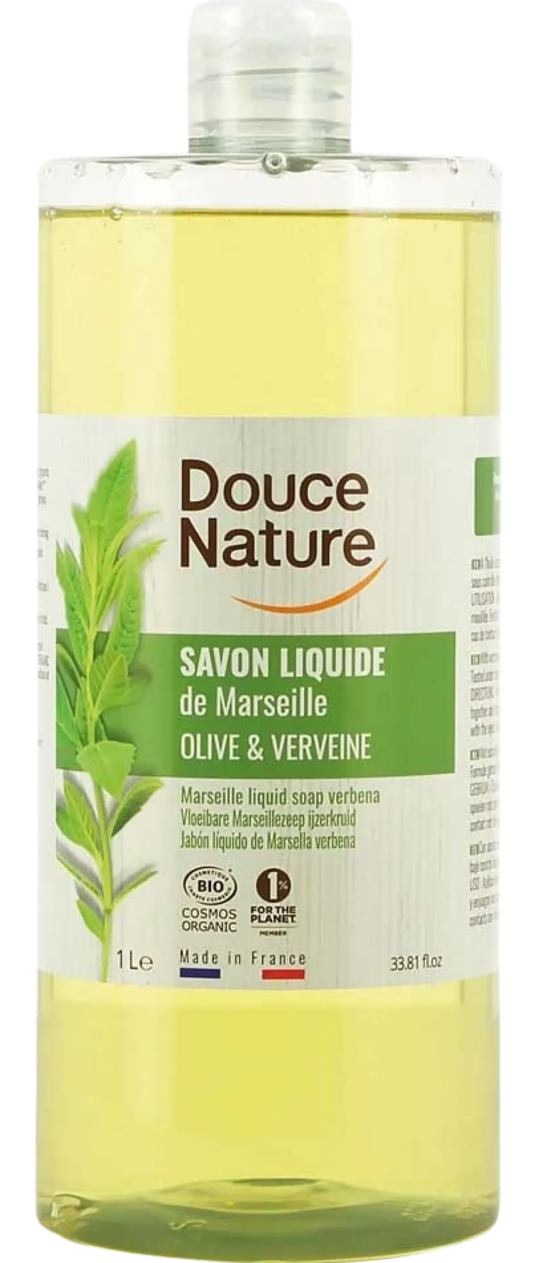 Discount Douce Nature Zeep Marseille vloeibaar ijzerkruid/verbena bio