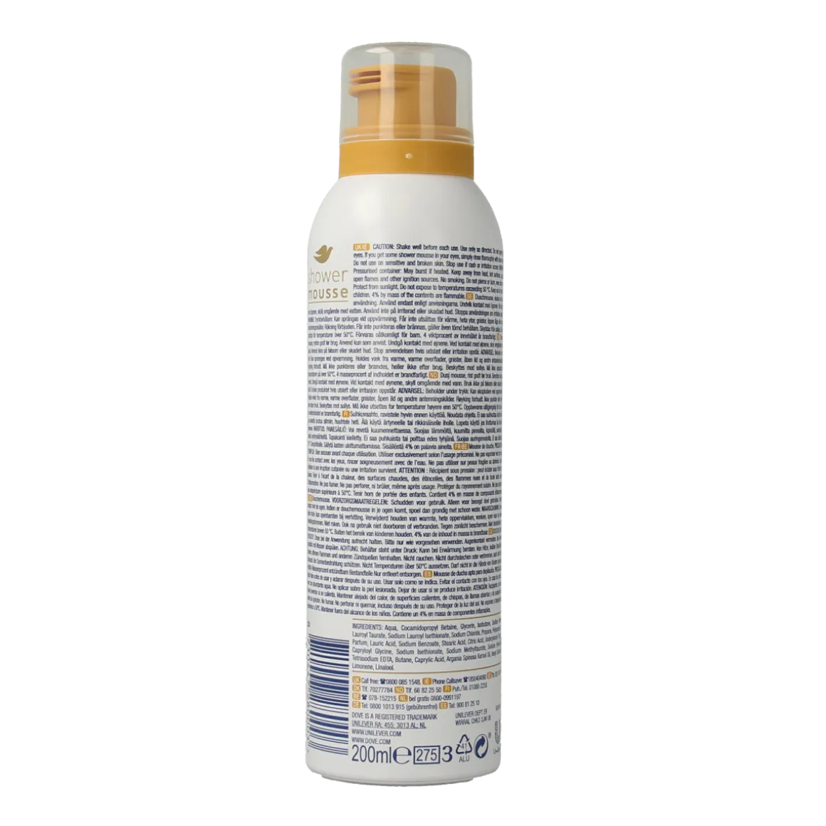 Dove Shower mousse argan oil