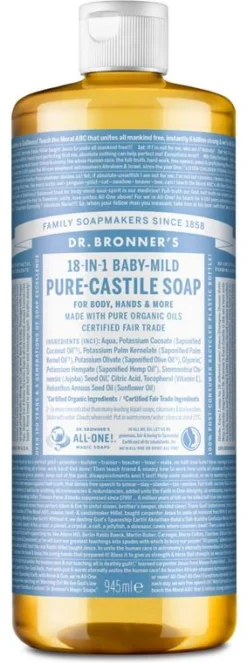New Dr Bronners Baby liquid soap neutral mild