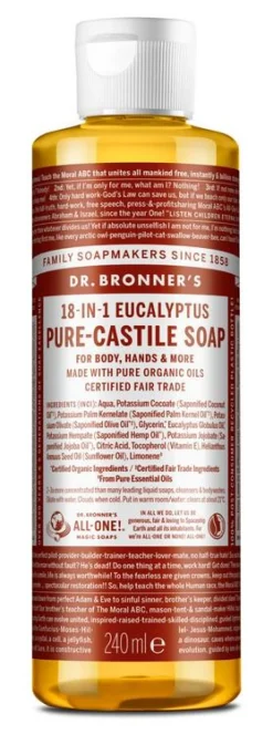 Dr Bronners Liquid soap eucalyptus