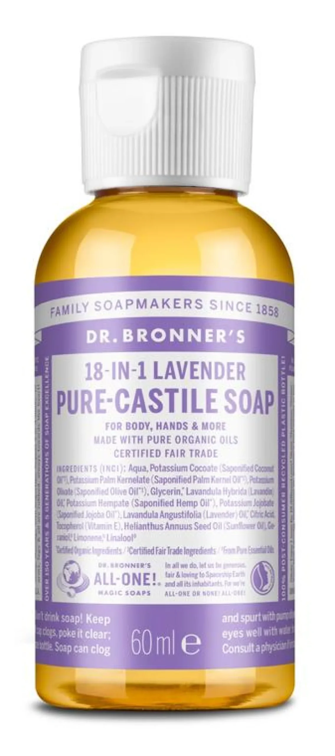 Clearance Dr Bronners Liquid soap lavendel