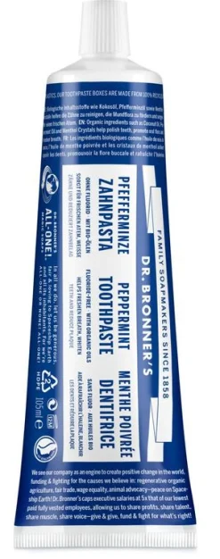 Sale Dr Bronners Tandpasta zonder fluor mint