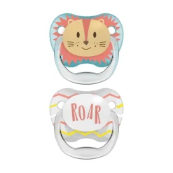 Sale Dr. Brown's Fopspeen prevent animal faces F1 blauw