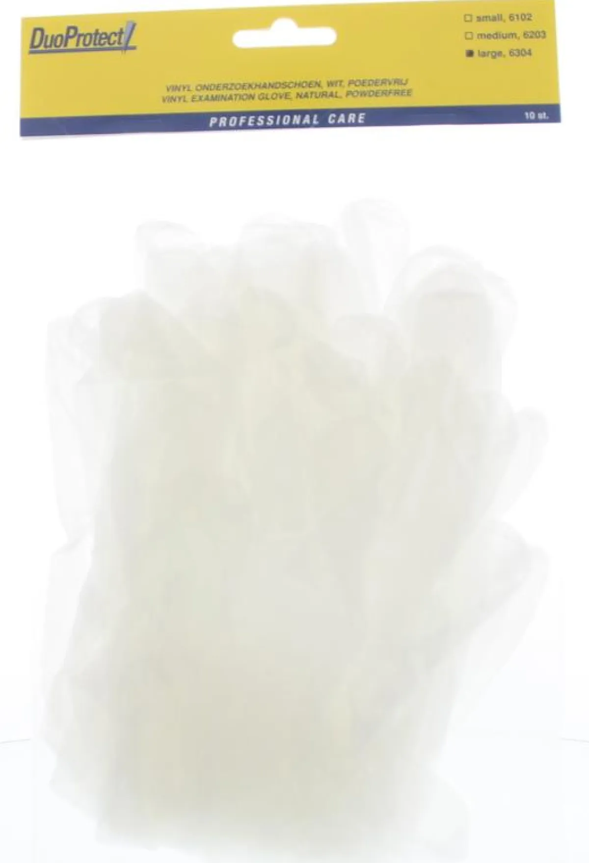 Sale Duoprotect Handschoen vinyl poedervrij large