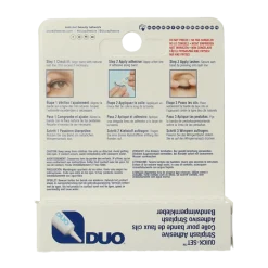 DUO Quickset striplash adhesive white/clear