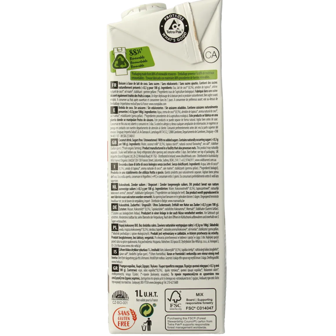 Ecomil Kokosmelk naturel bio