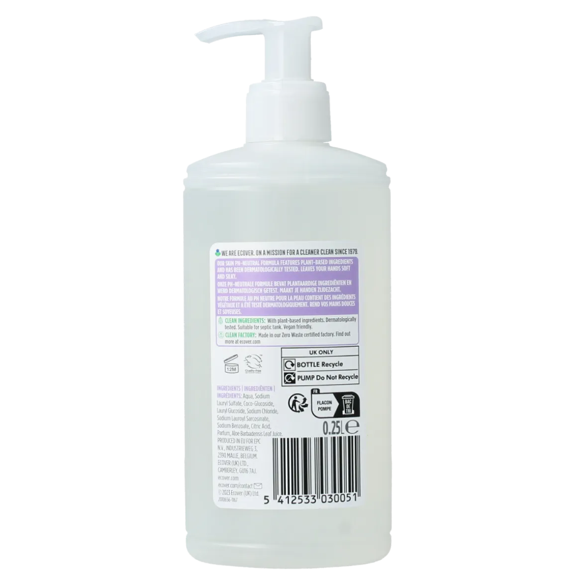 Ecover Handzeep lavendel & aloe vera