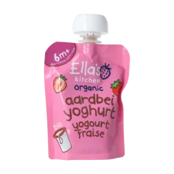 Ella's Kitchen Aardbei yoghurt griekse stijl 6+ maanden bio