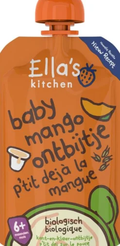 Ella's Kitchen Baby ontbijtje mango 6+ maanden bio