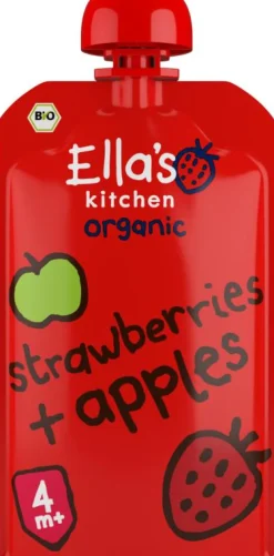Ella's Kitchen Strawberries and apples 4+ maanden bio