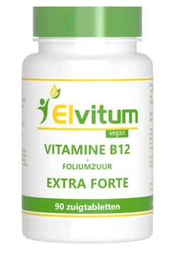 Elvitum Vitamine B12 extra forte + foliumzuur