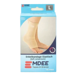 Emdee Elastic support enkel maat L huidskleur