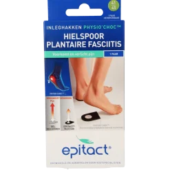 Epitact Hielspoor inleghakken met physio choc maat 41/45