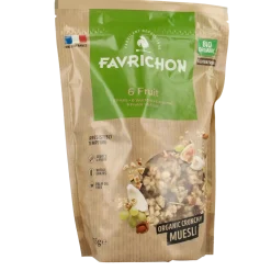 Outlet Favrichon 6 Vruchten muesli bio