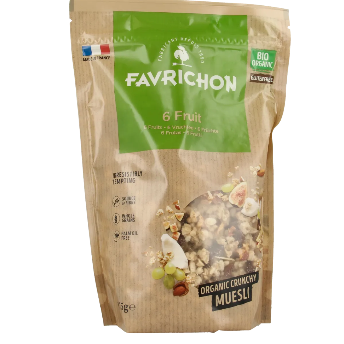 Outlet Favrichon 6 Vruchten muesli bio