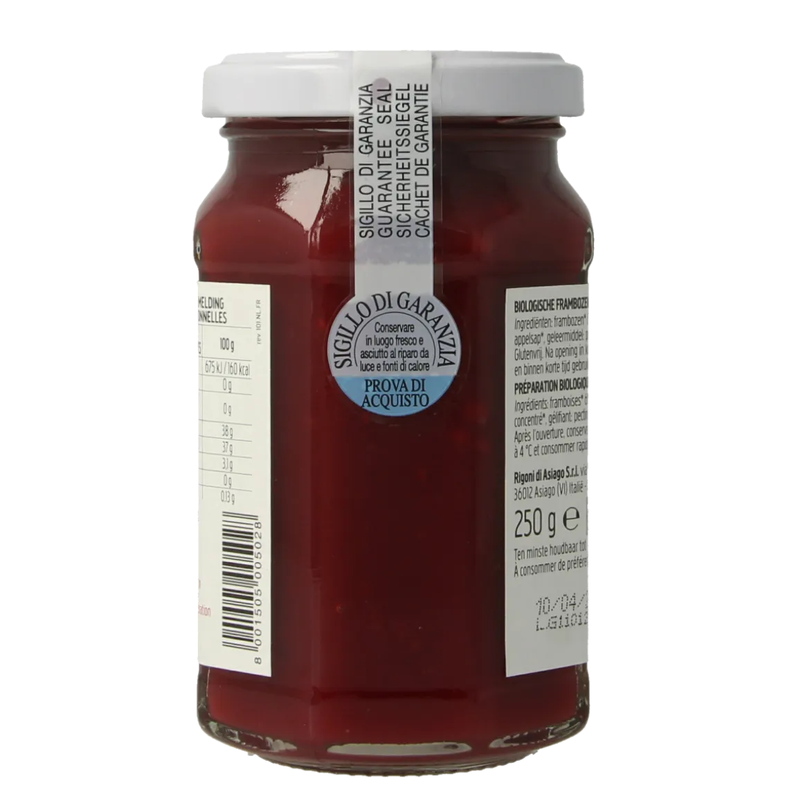 Fiordifrutta Frambozenjam bio