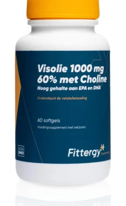 Fittergy Visolie 1000mg 60% met choline