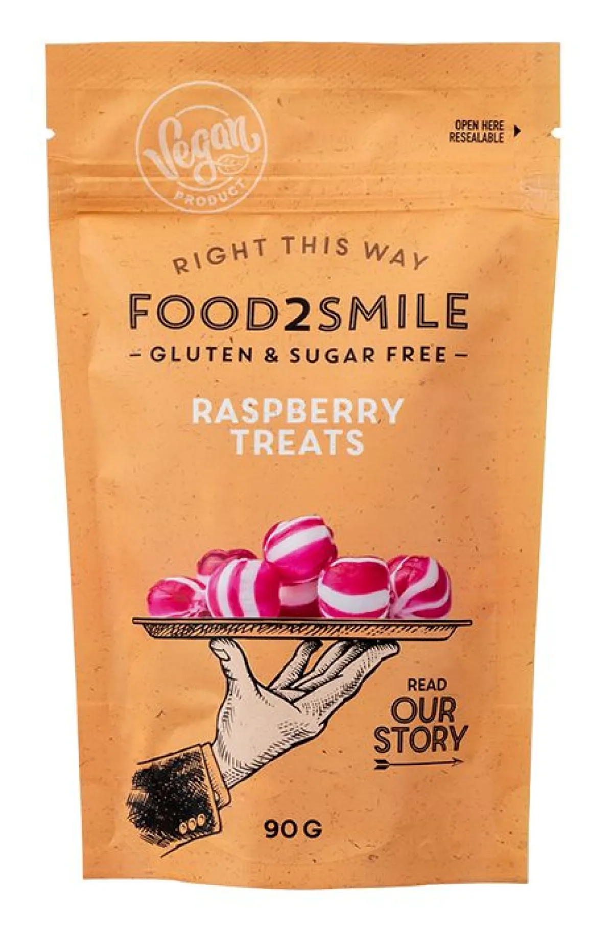 Discount Food2Smile Raspberry treats suikervrij glutenvrij lactosevrij