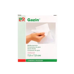 Gazin Gaaskompres 7.5 x 7.5 steriel 5 x 2