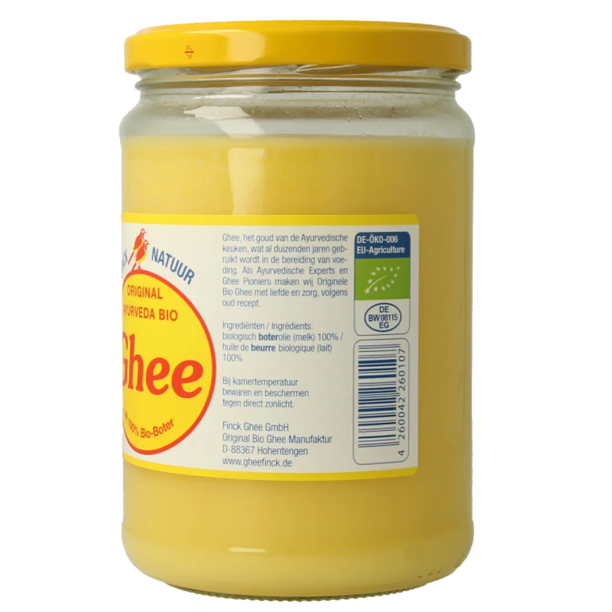 Hot Ghee Finck naturkost geklaarde boter bio