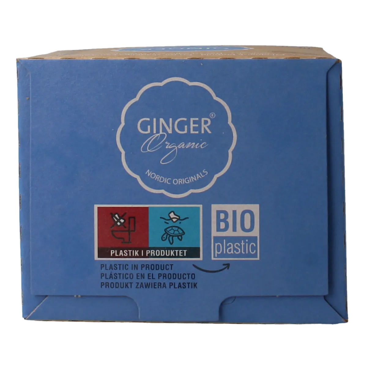 Hot Ginger Organic Maandverband nacht met vleugels