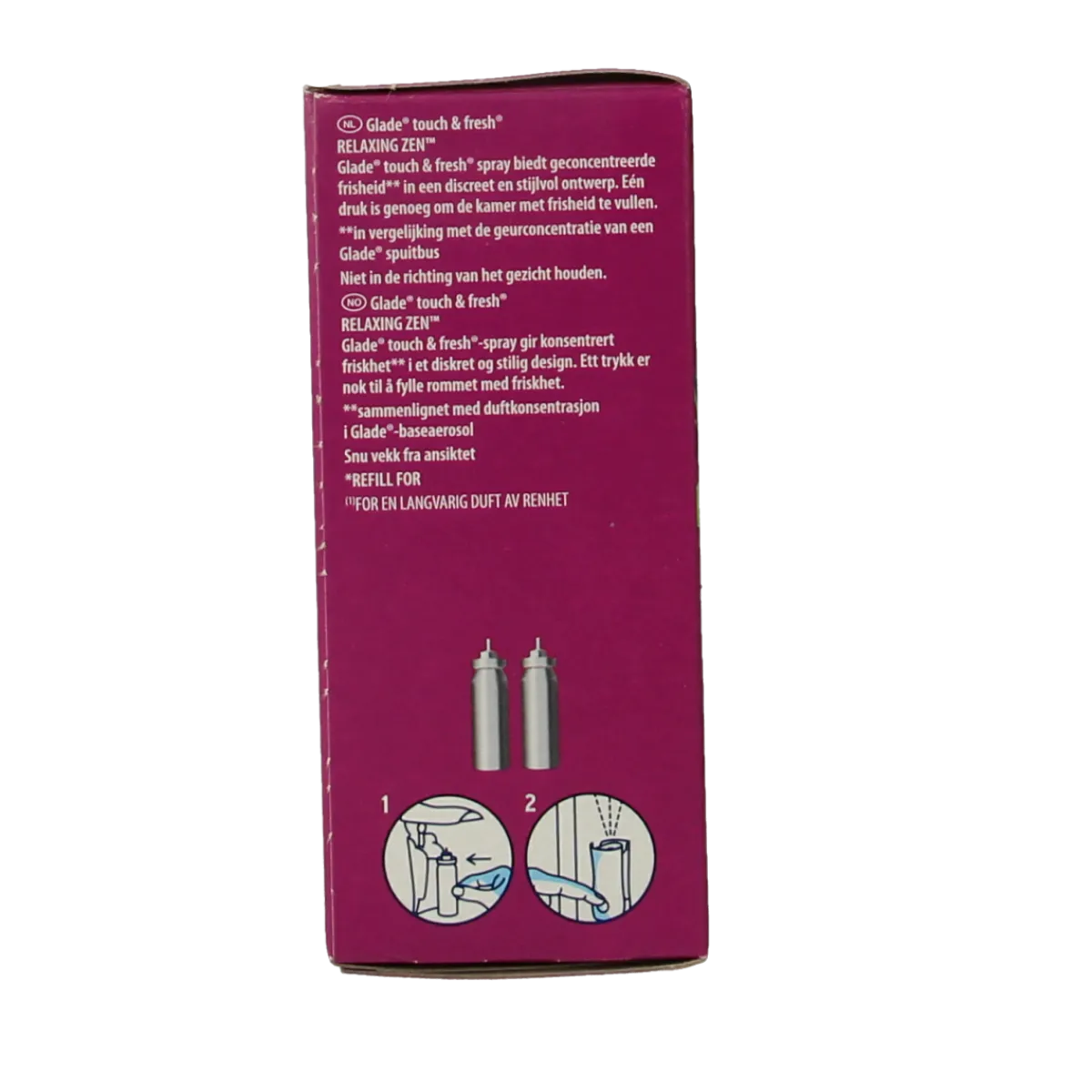 Online Glade One touch navul relax zen