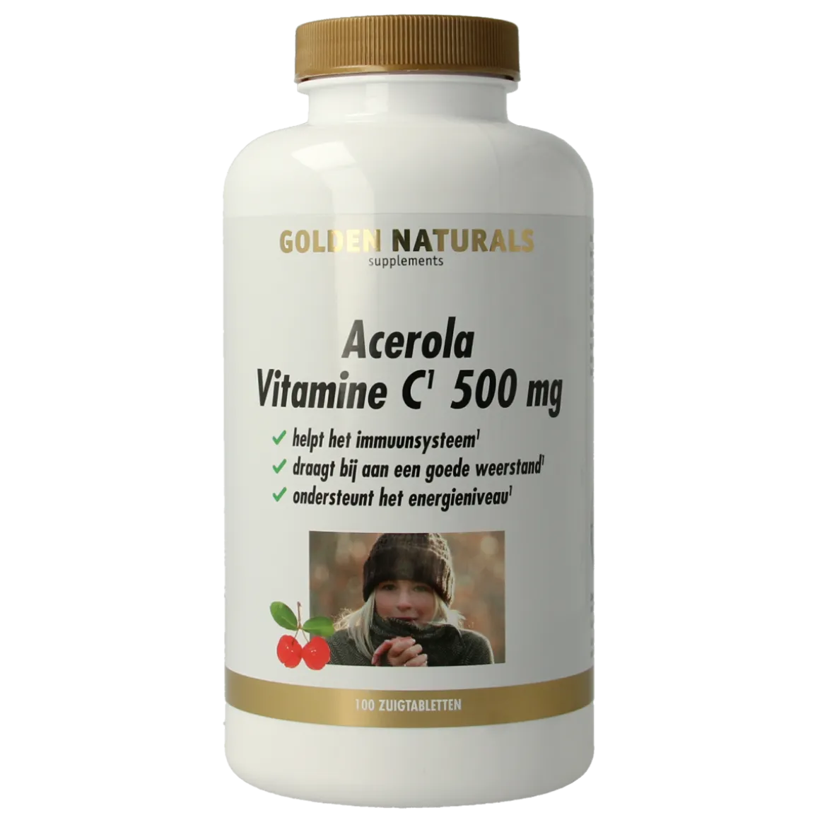 Golden Naturals Acerola vitamine C 500mg
