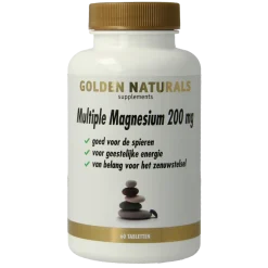 New Golden Naturals Multiple magnesium 200mg