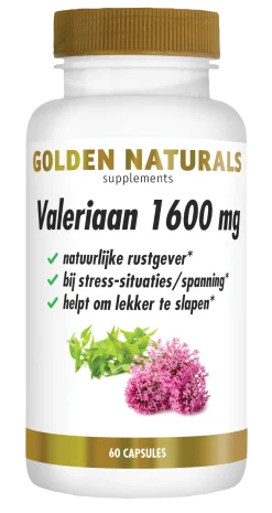Golden Naturals Valeriaan 1600mg
