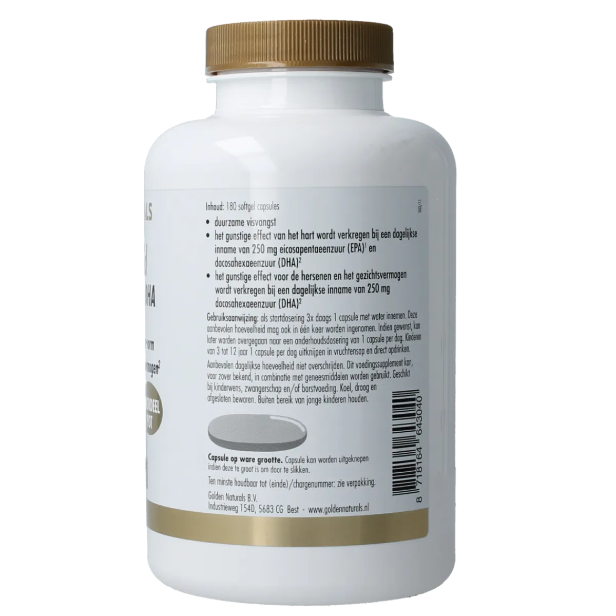 Outlet Golden Naturals Visolie gold 50%EPA & 25%DHA