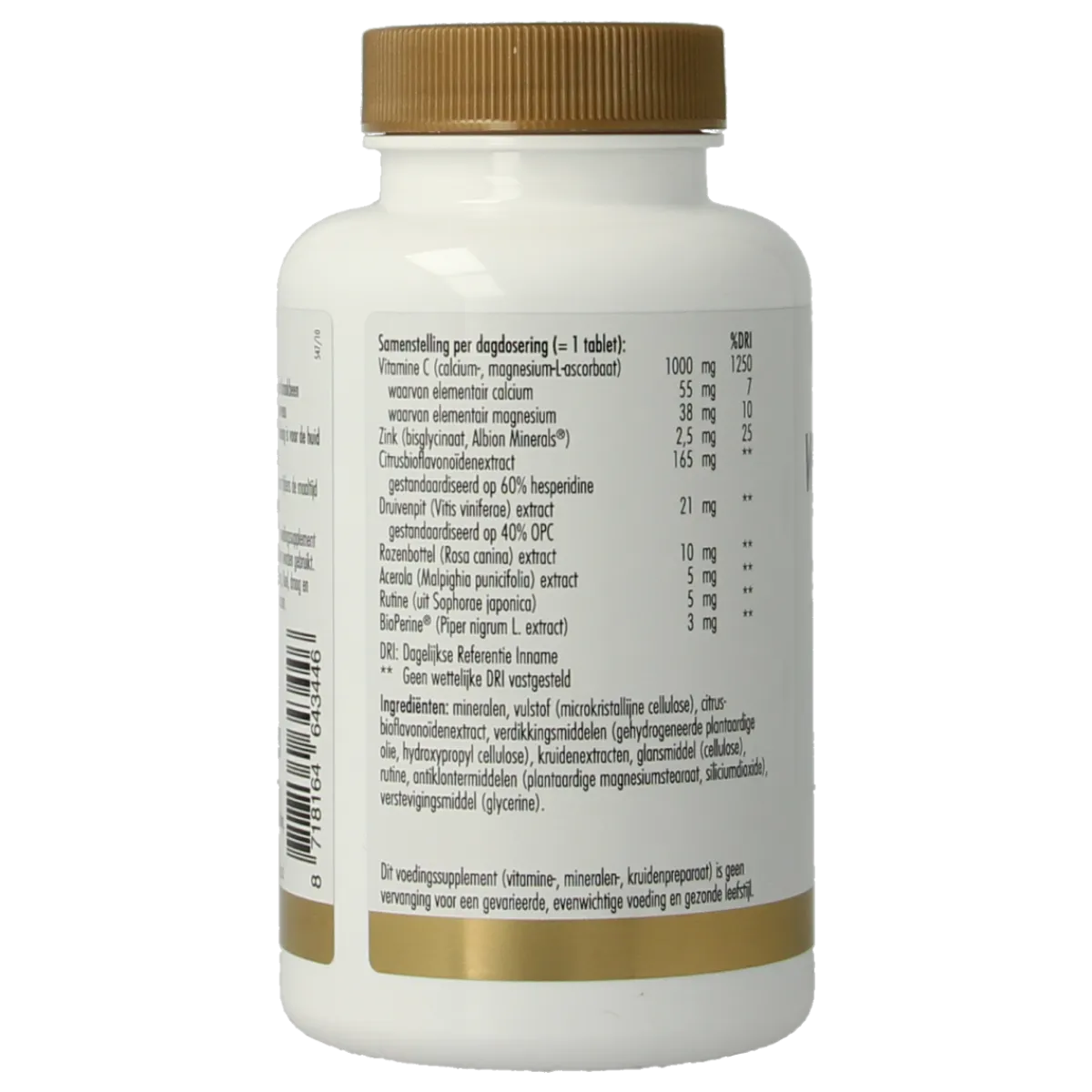 New Golden Naturals Vitamine C 1000mg gold